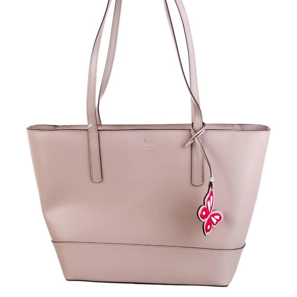 kate spade Handbags - Kate Spade Adley Store Tote Large with COA and Butterfly charm